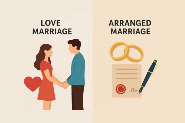 Love Marriage vs Arranged Marriage in Modern Society