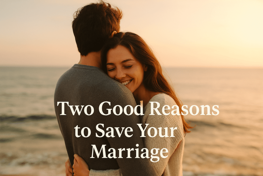 Two Reasons to Save Your Marriage